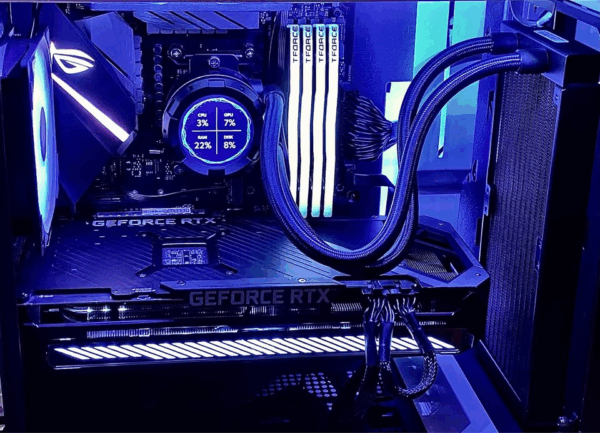 BIVALYERŐ – Fekete-Fehér Gamer PC Ryzen 7-tel és RTX 3070-nel - Image 5