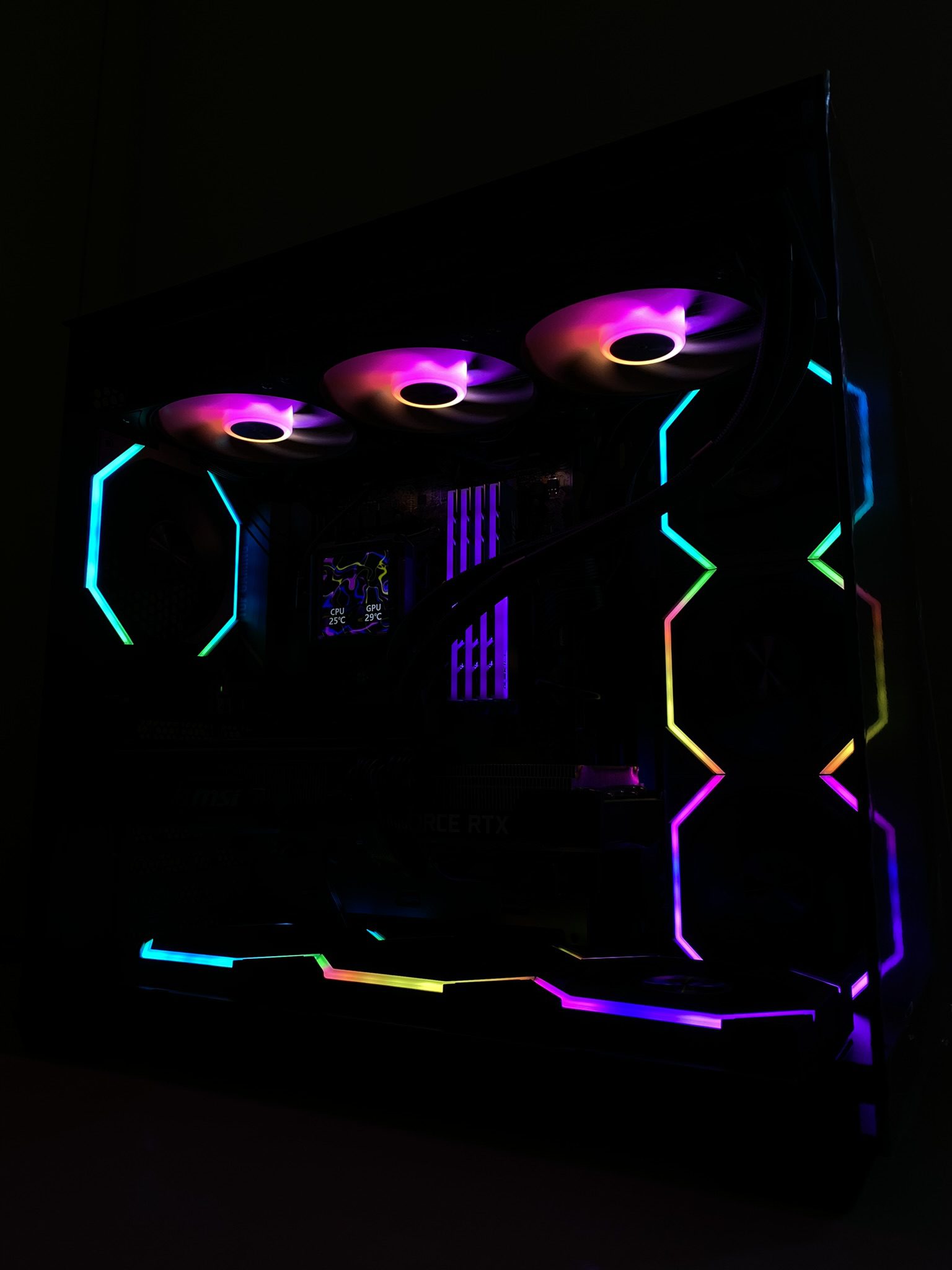PRO GAMER PC - FEKETE DUPLA ÜVEG HÁZ - Image 2