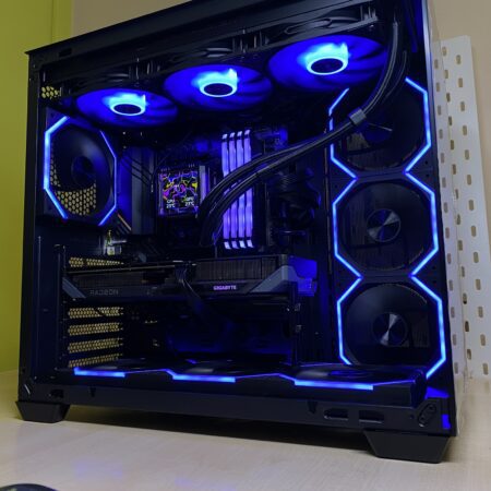 PRO GAMER PC - FEKETE DUPLA ÜVEG HÁZ