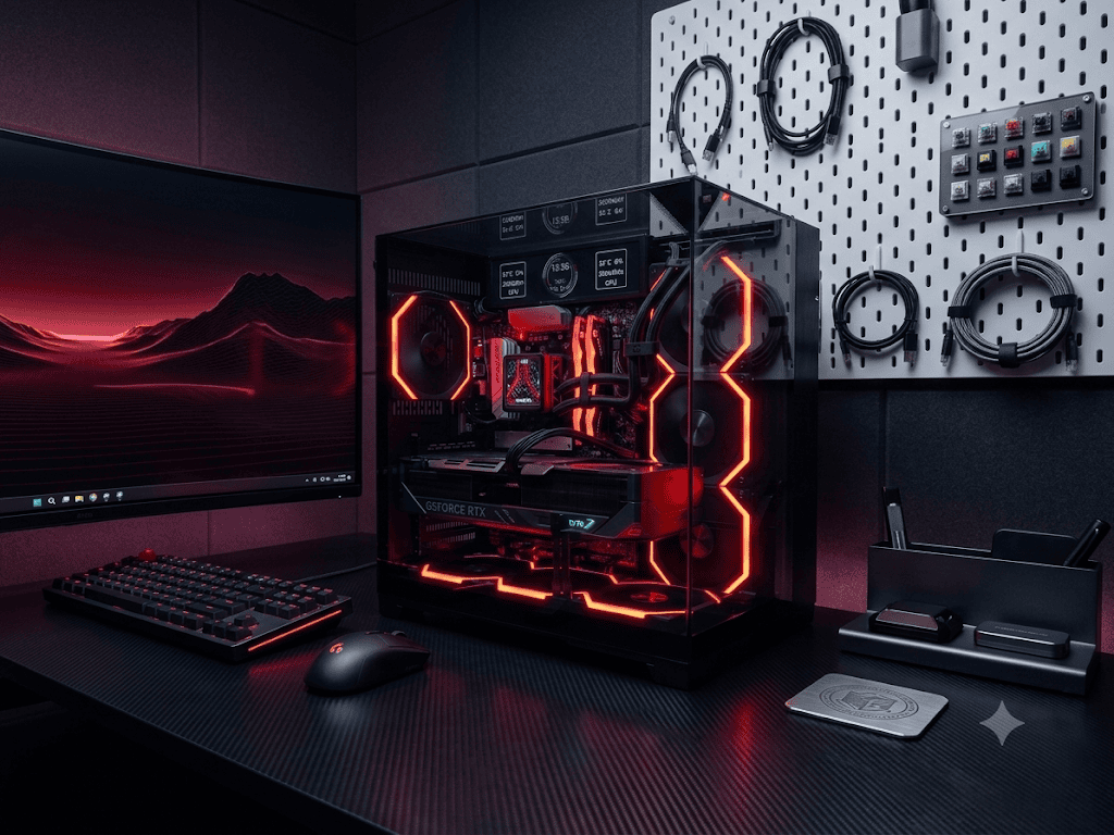teljes gép egy setupban elképzelve