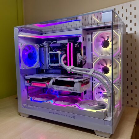 PRO GAMER PC - FEHÉR TRIPLA ÜVEG HÁZ